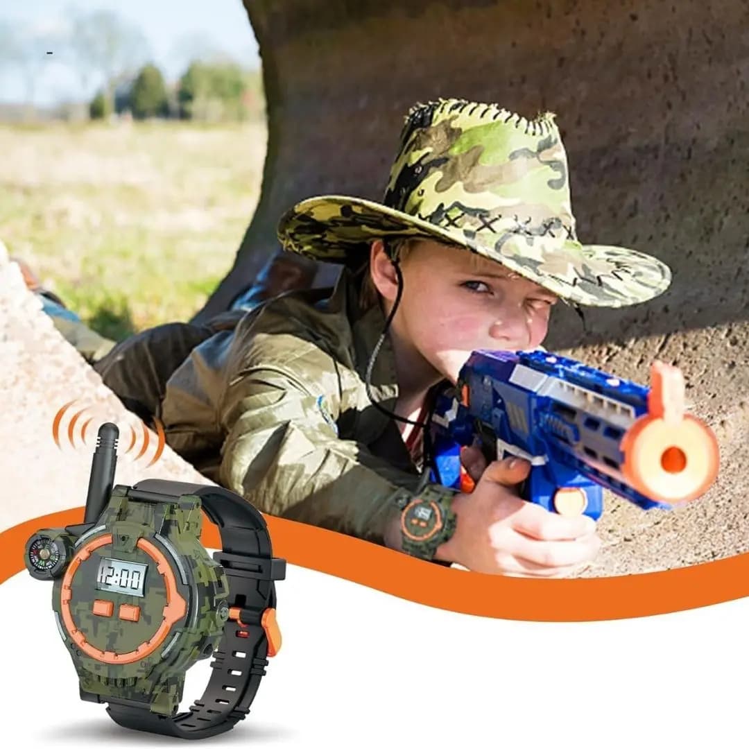 Walkie-talkie 7-in-1 a forma di orologio