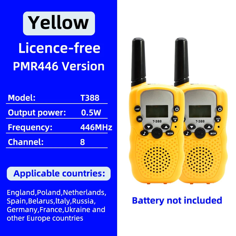 Walkie-talkie per bambini a lunga portata